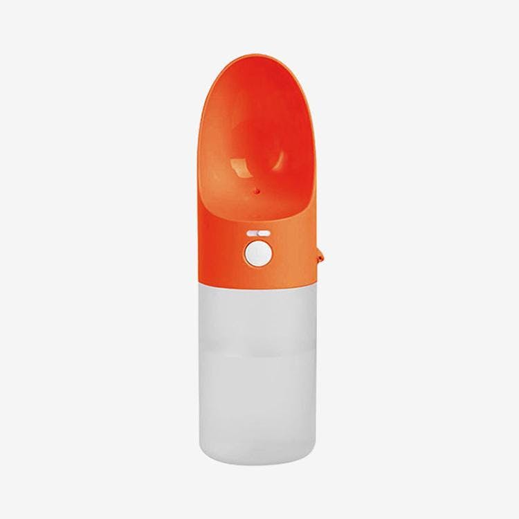 개님의상점 로켓 휴대용 투명 물병 오렌지 1번째 이미지