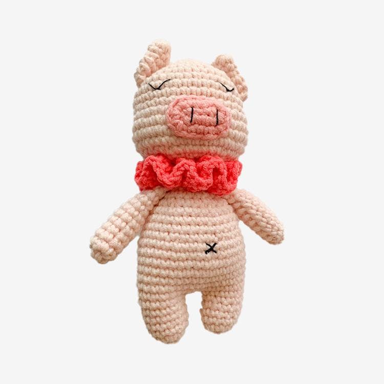 개달당 돼지 꾸리 돼지인형 삑삑이 강아지장난감 1번째 이미지